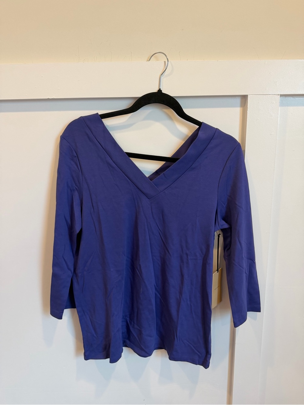 NWT Halogen Purple LS